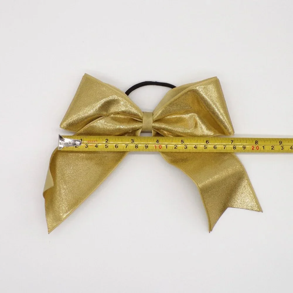 Cheer Hair Bow Lot Of 6 Girls Ribbon Bows Holiday Pageant Dance 7
